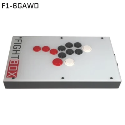 Fightbox F1-6Gawd All Button Leverless Arcade Game Controller For PC/PS/Xbox/Swi - Image 1 of 4