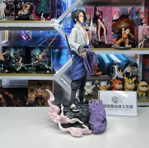 AnNaruto GK Raven Curse Sasuke Base Statue Model Anime Figure 42 cm - Picture 1 of 5