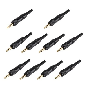10 Unidades 3,5Mm Estéreo Audio Bloqueo Conexión con Bloqueo Tornillo para 2021 - Imagen 1 de 7