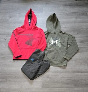 Lot of Boy's Under Armour Hoodies &  Joggers Size Youth Medium YMD - Picture 1 of 13