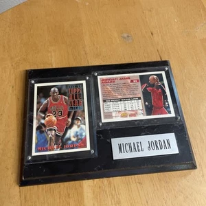 Placa Michael Jordan Topps 6x8 Vintage Deportes Coleccionables Edición Limitada - Imagen 1 de 7