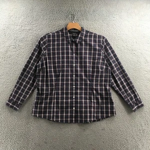 Eddie Bauer Wrinkle Free Shaped Fit Button Up Shirt Womens 2XL Multicolor Casual - Picture 1 of 15