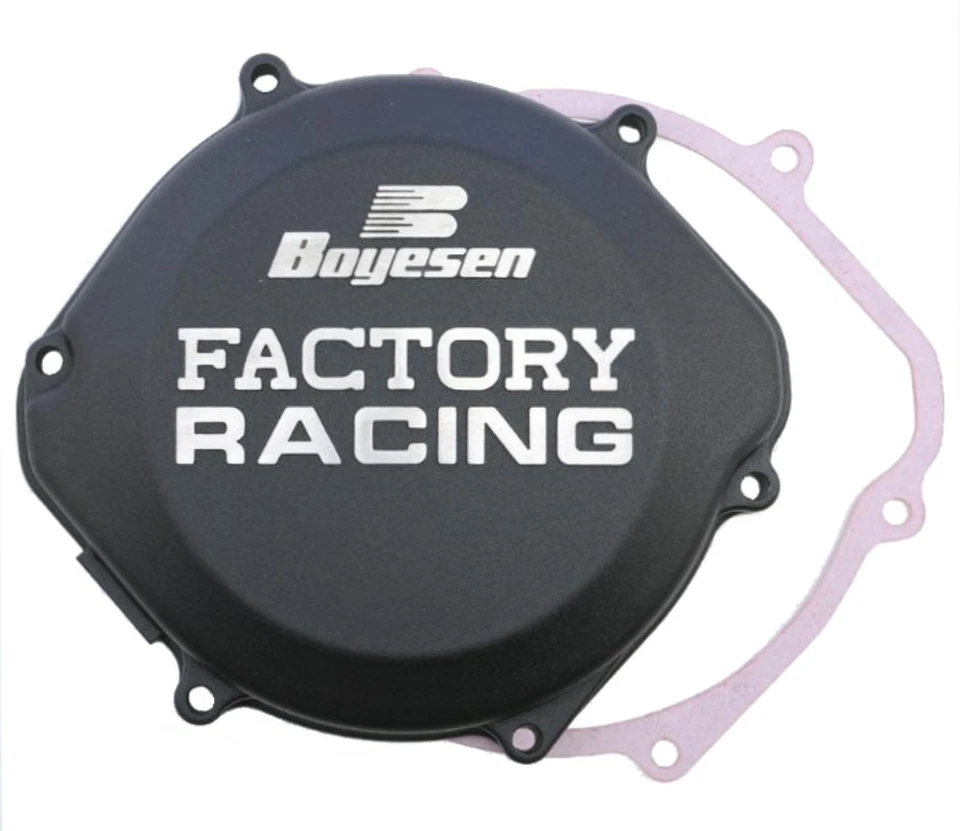 Cubierta de embrague Boyesen negra de fábrica para Honda CR250R/CR500R '87-01 (CC-02B) Foto 1 de 1