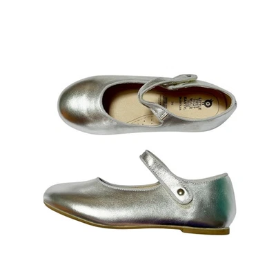 Old Soles Lady Jane 金属平底鞋 4 码  — 第 1/4 张图片