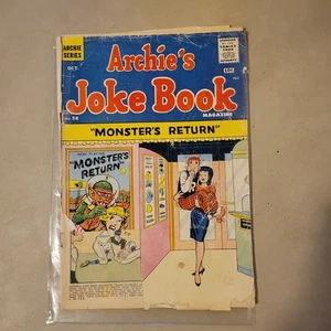 Archie's Joke Book Magazine #58, 1961 FR, pagine complete, copertina mostro! - Foto 1 di 3