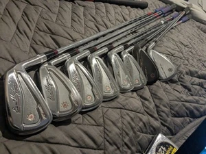 Right Ben Hogan PTx pro iron set,equalizer 2 wedges.5-PW,56,60.kbs 120 stiff - Picture 1 of 12