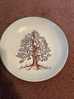  Signed, Serge Nekrassoff, Tree of Life Enamel Copper Plate, Free Shipping! - Image 1 of 3