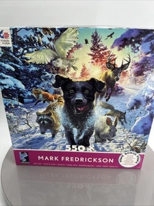 Ceaco Mark Fredrickson Dog & Animals 550 Pc Puzzle 100% Complete - Picture 1 of 3