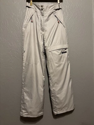Pantalones de nieve para mujer Kamper esquí snowboard bolsillos con cremallera talla M ajustables gris tostado Foto 1 de 4
