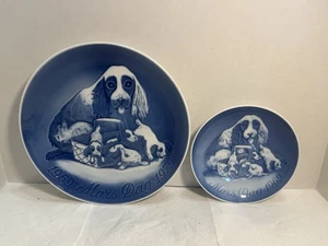 2Copenhagen B & G Día de la Madre 1969 Mors Dag 1979 Perros Plato 9” Y 6” Bonito 2694 - Imagen 1 de 7