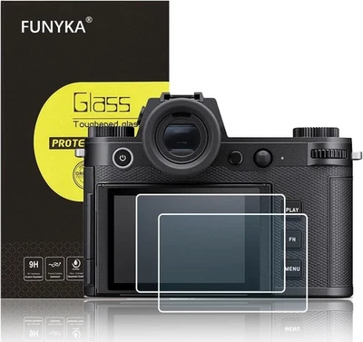 【For Leica SL2 SL2S SL3】2 Pack Glass Screen Protector Film for Leica SL2 SL2S - image 1 of 4
