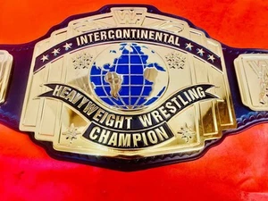 Intercontinental Heavy Weight Wrestling Champion Belt 4mm zinc Wrestling Belt UK - Picture 1 of 4