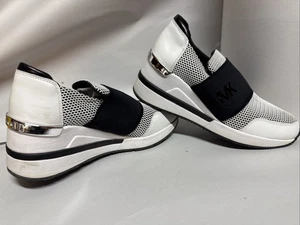 MICHAEL Michael Kors Women's Felix Trainer Wedge Fashion Sneakers Shoes size 6 - Picture 1 of 11