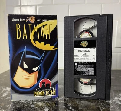 VINTAGE 1997 DC The Adventures Of Batman & Robin "Batman" VHS Tape Warner - Image 1 of 4