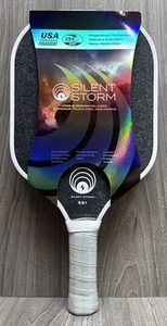 OWL SPORT Silent Storm Pickleball Paddle (16mm/8.8oz) 4.1/4” GRIP - Picture 1 of 2