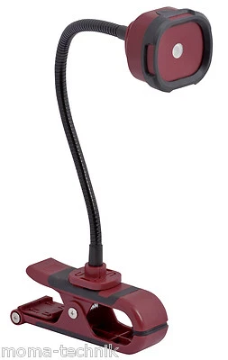  KRAFTWERK HIGH POWER LED Akku Schwanenhalslampe Lampe Li-Ion 3,7V-1400mAh 32015 - Bild 1 von 4