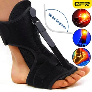 Plantar Fasciitis Night Splint Adjustable Ankle Brace Drop Support Pain Relief - Picture 1 of 12