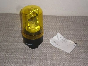 New! Allen Bradley 855BS-N24RH8 Rotating Beacon, 1/2" NPT, Yellow, 24V AC/DC - Picture 1 of 2