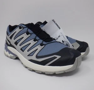 Salomon Men's XA Pro 3D V-9 Gore Tex Trail Running Shoes Blue Black Gray - 10.5 - Picture 1 of 20