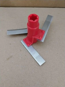 TUPPERWARE ERSATZTEIL MESSER-EINSATZ FÜR QUICK-CHEF 3 Rot D150 - Bild 1 von 1