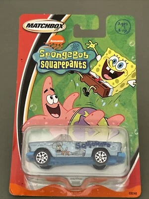 2003 Matchbox Spongebob Squarepants - Squidward Blue Chevy - Image 1 of 4