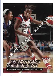 Cynthia Cooper 2000 Ultra Campione Promozionale Promo #1 Houston Comets WNBA - Foto 1 di 2