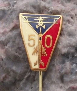 1968 Czech Air force 50th Anniversary Mig 21 Aero A-30 Commemorative Pin Badge - Picture 1 of 7