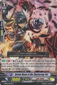 Divide Monk of the Shattering Fist  G-BT05/073EN  CFV  NM Moonlit Dragonfang - Image 1 of 1