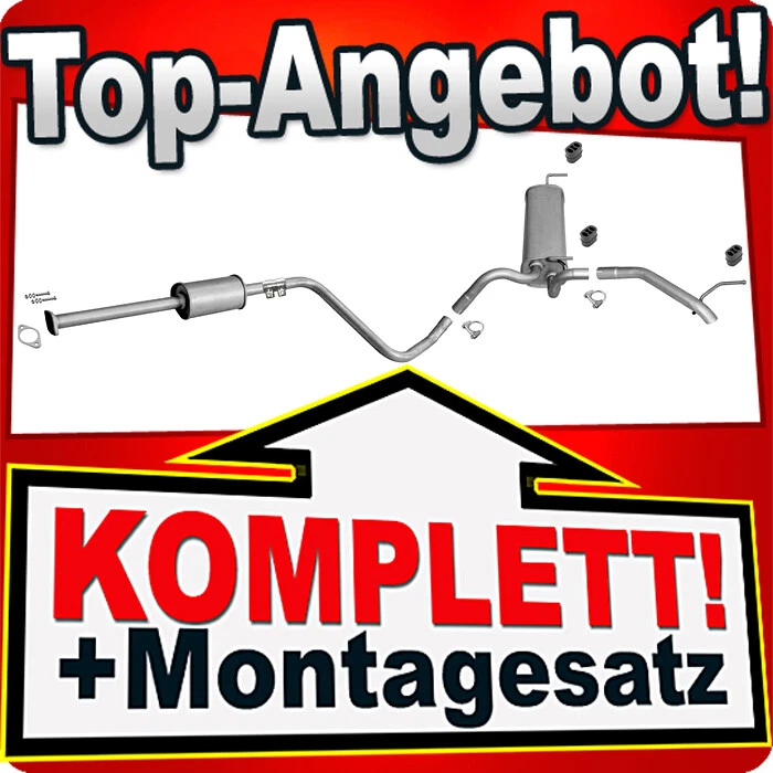 Auspuff für OPEL ASTRA J 1.4 87/101PS Schrägheck / GTC Auspuffanlage