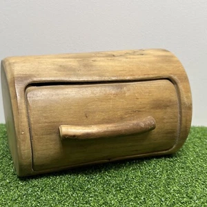 Vintage Cactus Valley Ranch Handmade Wood Trinket Jewelry Box Hidden Drawer Pull - Picture 1 of 11