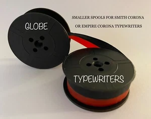 🌎 SMALLER RIBBON SPOOLS+RIBBON TO FIT SMITH CORONA or EMPIRE CORONA TYPEWRITERS - Picture 1 of 8