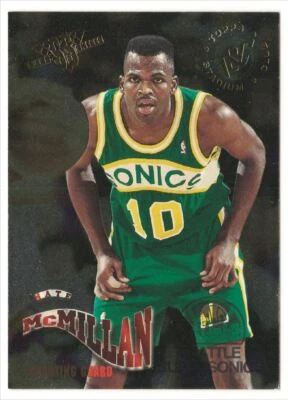 1994-95 TOPPS STADIUM CLUB SUPER SKILLS #10 NATE MCMILLAN SEATTLE SUPERSONICS - Image 1 of 2