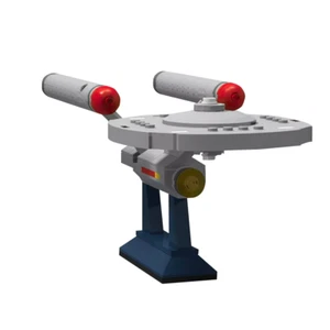 Star Trek USS Enterprise NCC-1701 TOS Starship Model 199 pcs MOC Building Blocks - Picture 1 of 4
