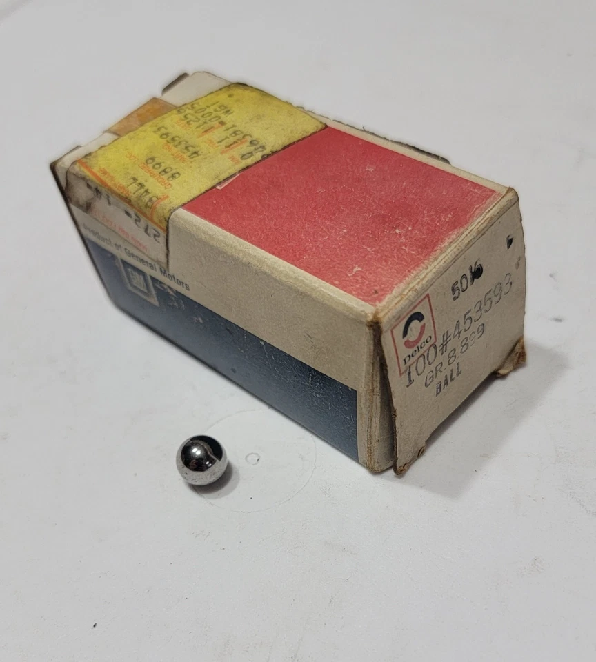 NEW OLD STOCK Delco GM Shift Detent Ball .375 (3/8) 453593 G.R 8.899 - Изображение 1 из 1
