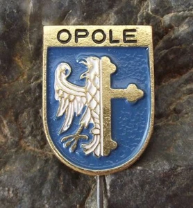Opole Polish City Poland Heraldic Crest Eagle Motif Coat of Arms Pin Badge - Picture 1 of 4
