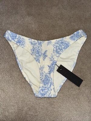 NUEVO CON ETIQUETAS MUJER TRIÁNGULO VINCA INDIGO Bikini Parte Inferior Traje de Baño Separado Azul Nuevo 2 Foto 1 de 4