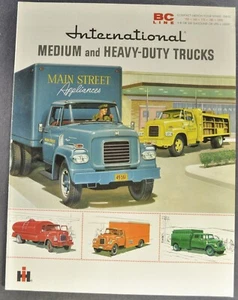 Folleto International Truck 1961 BC Tanker Cargo semi excelente original 61 - Imagen 1 de 9