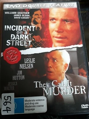 Incident on a Dark Street / They Call It Murder DVD ALL REGIONS PAL  #0055 - Image 1 of 2