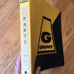 Grove 1012 INDUSTRIAL CRANE PARTS MANUAL BOOK CATALOG GUIDE BOOK LIST CARRY DECK - Picture 1 of 4