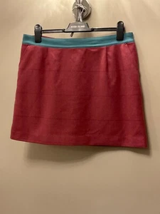 Joules tartan tweed size 14 pink skirt - Picture 1 of 5