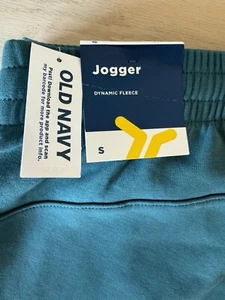 Felpa Jogger Old Navy Dynamic Fleece Uomo Taglia S Nuova Con Etichette Teal - Foto 1 di 5