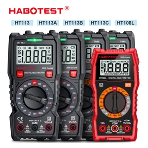 HABOTEST HT113 HT108L Digital Multimeter Tester AC Spannungsprüfer Amperemeter - Picture 1 of 17