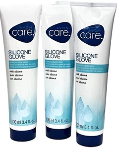 AVON CARE SILICONE GLOVE PROTECTIVE HAND CREAM  -BUNDLE OF #3-FREE SHIPPING - Picture 1 of 1