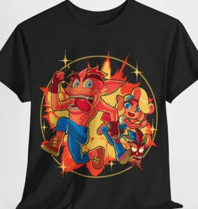 Crash Bandicoot Video game, Shirts for men, Shirts women, Men Gift Graphic tees - Picture 1 of 12