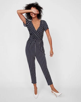 НОВЫЙ ЭКСПРЕСС ТЕМНО-СИНИЙ И БЕЛЫЙ ПОЛОСКИ С ИЗБЫТКОМ КОМБИНЕЗОН SZ XS ОЧЕНЬ МАЛЕНЬКИЙ - Изображение 1 из 4