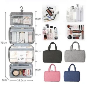Large Women Travel Cosmetic Bag Makeup Holder Pouch Wash Bag Organizer Toiletry - Picture 1 of 39