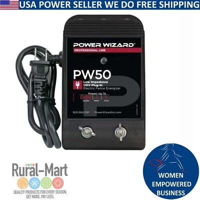 PW50 AgraTronix .05 Joule - Low Impedance Fence Energizer