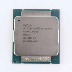 Intel Xeon E5-2670 V 3 2.30 GHz 12 Cores 24 Threads LGA 2011-3 CPU Processor - Picture 1 of 4