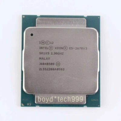 Intel Xeon E5-2670 V 3 2.30 GHz 12 Cores 24 Threads LGA 2011-3 CPU Processor - Image 1 of 4