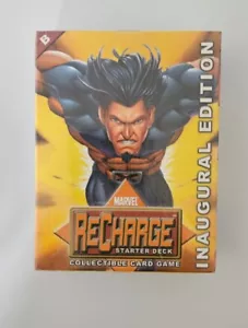 MARVEL RECHARGE STARTER DECK COLLECTIBLE CARD GAME INAUGURAL EDITION 2001 NEW! - Picture 1 of 4